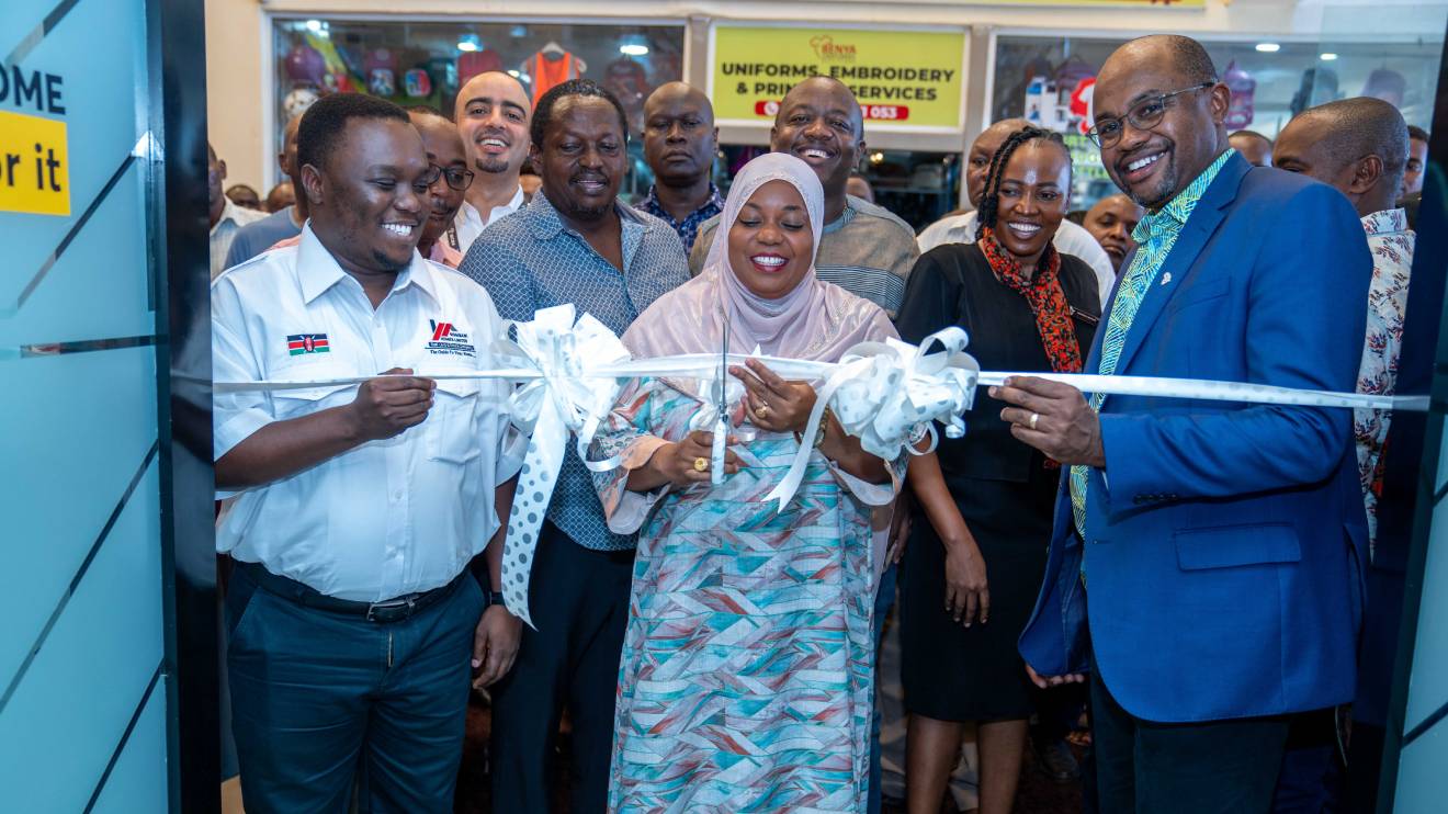 Right to Left: Abubakar Mkumbuka Banzi, Fatuma Achani and Tirus Mwithiga. PHOTO/COURTESY